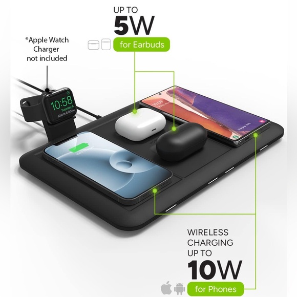 New in box - mophie 4-in-1 wireless charging mat